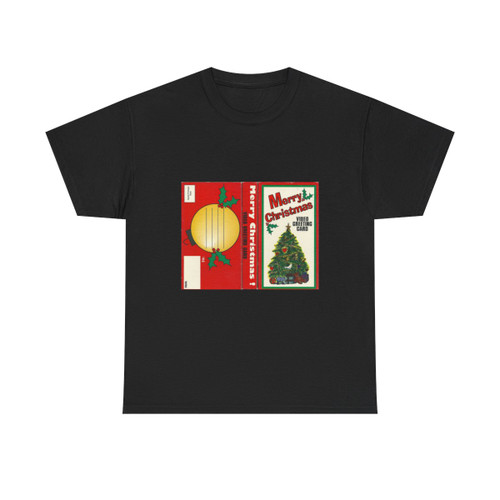 MERRY CHRISTMAS VIDEO GREETING CARD (VHS COVER) T-Shirt