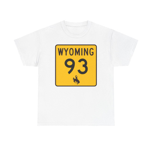 WY-93 (Wyoming) (Road Sign) T-Shirt