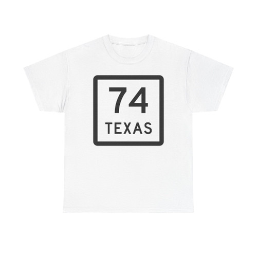 Texas 74 (Texas) (Road Sign) T-Shirt