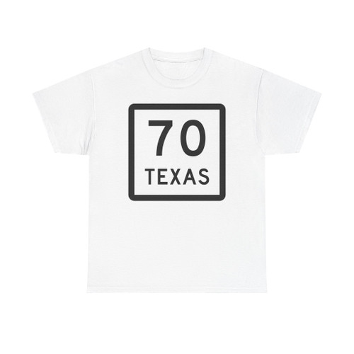 Texas 70 (Texas) (Road Sign) T-Shirt