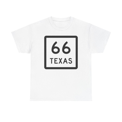 Texas 66 (Texas) (Road Sign) T-Shirt