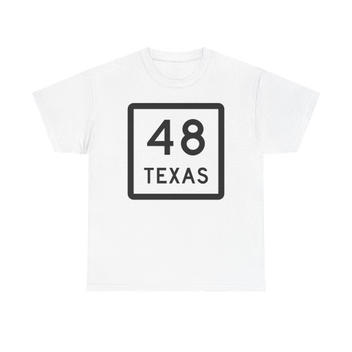 Texas 48 (Texas) (Road Sign) T-Shirt