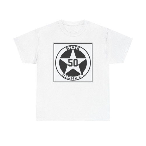 Texas 50 1917 (Texas) (Road Sign) T-Shirt