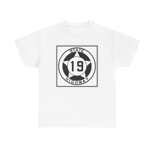 Texas 19 1935 (Texas) (Road Sign) T-Shirt