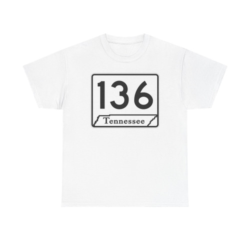 Tennessee 136 (Tennessee) (Road Sign) T-Shirt