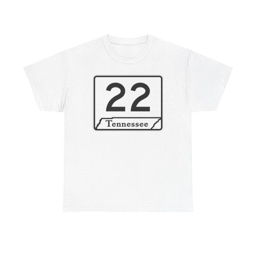 Tennessee 22 (Tennessee) (Road Sign) T-Shirt