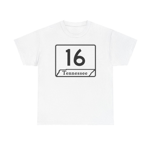 Tennessee 16 (Tennessee) (Road Sign) T-Shirt