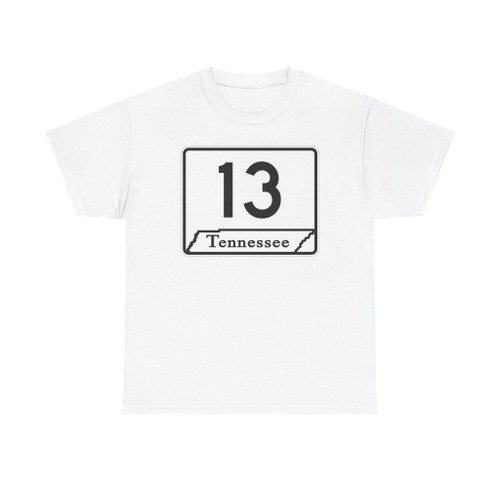 Tennessee 13 (Tennessee) (Road Sign) T-Shirt