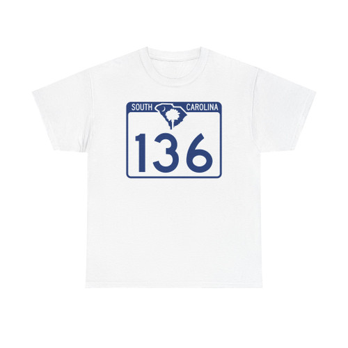 South Carolina 136 (South Carolina) (Road Sign) T-Shirt