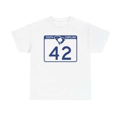 South Carolina 42 (South Carolina) (Road Sign) T-Shirt