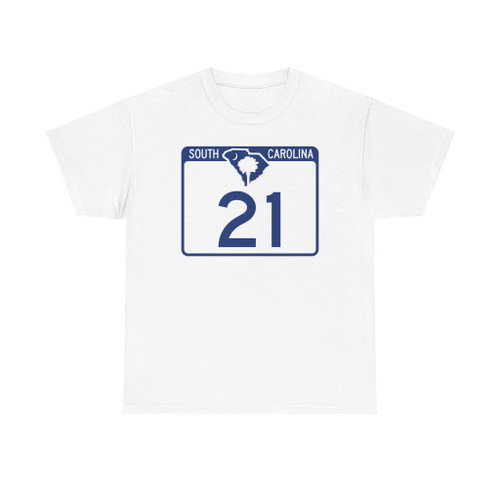 South Carolina 21 (South Carolina) (Road Sign) T-Shirt