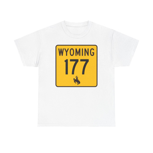 WY-177 (Wyoming) (Road Sign) T-Shirt