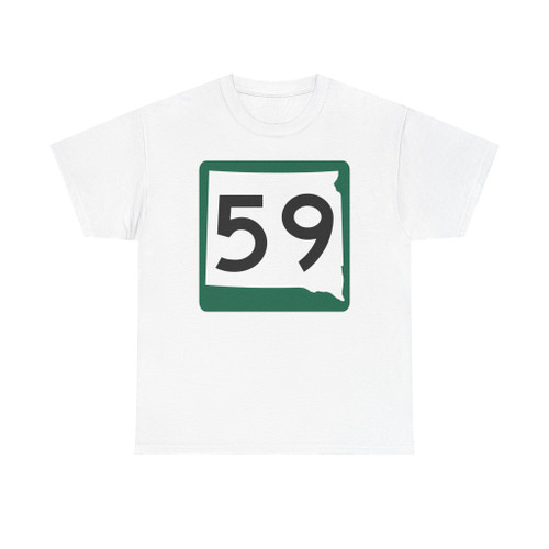 SD 59 (South Dakota) (Road Sign) T-Shirt