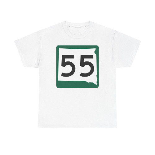 SD 55 (South Dakota) (Road Sign) T-Shirt