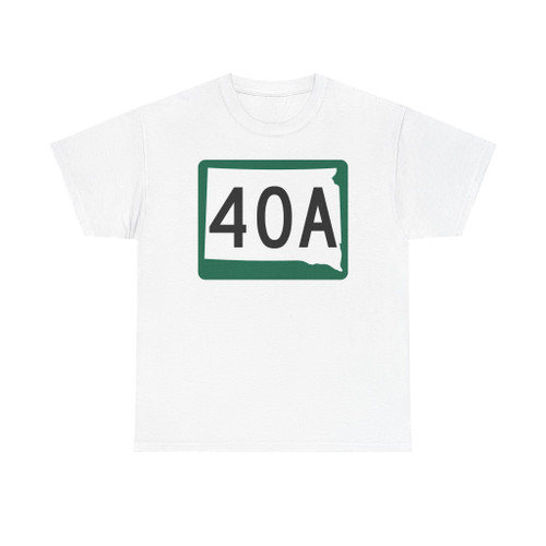 SD 40A (South Dakota) (Road Sign) T-Shirt
