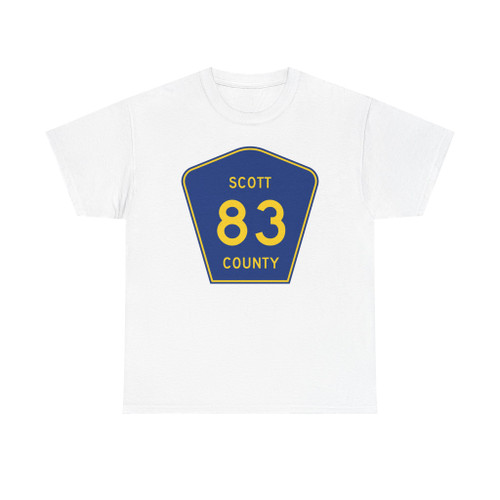 Scott County Route 83 MN (Minnesota) (Road Sign) T-Shirt