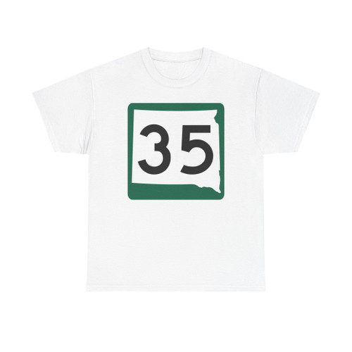 SD 35 (South Dakota) (Road Sign) T-Shirt
