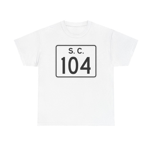 SC-104 (South Carolina) (Road Sign) T-Shirt