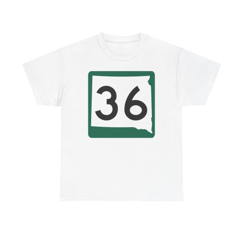 SD 36 (South Dakota) (Road Sign) T-Shirt