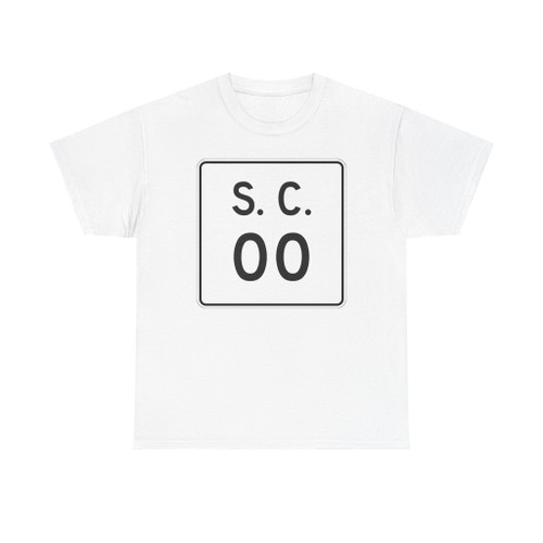 SC-00 1955 template (South Carolina) (Road Sign) T-Shirt