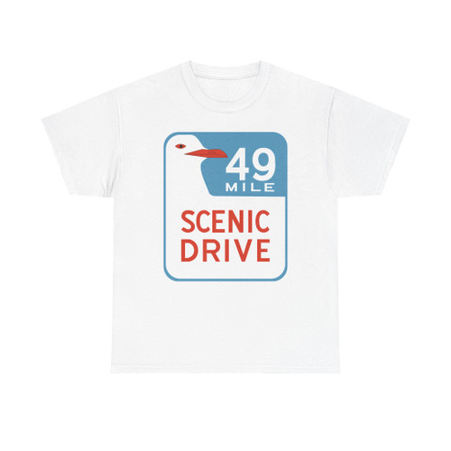 San Francisco CA 49-Mile Scenic Drive (California) (Road Sign) T-Shirt