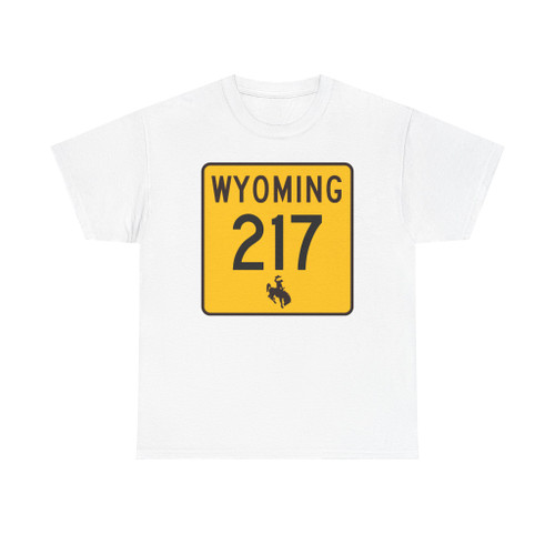 WY-217 (Wyoming) (Road Sign) T-Shirt