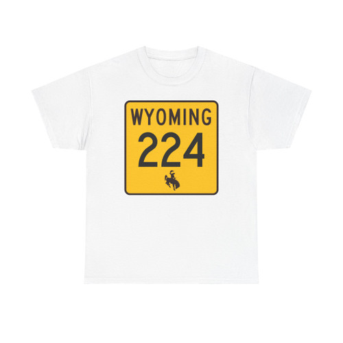 WY-224 (Wyoming) (Road Sign) T-Shirt