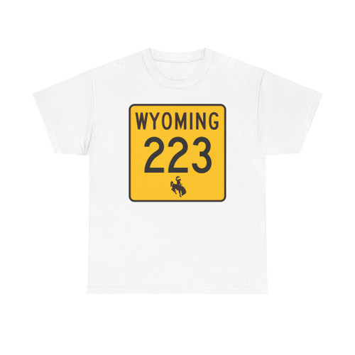 WY-223 (Wyoming) (Road Sign) T-Shirt