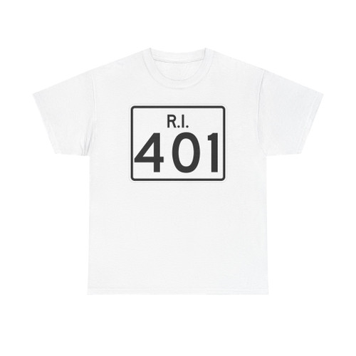 Rhode Island 401 (Rhode Island) (Road Sign) T-Shirt