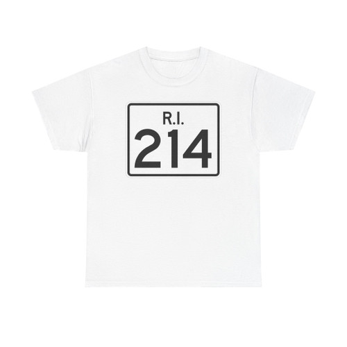 Rhode Island 214 (Rhode Island) (Road Sign) T-Shirt