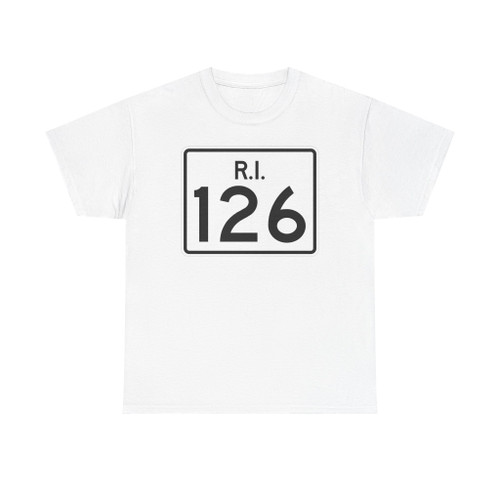 Rhode Island 126 (Rhode Island) (Road Sign) T-Shirt