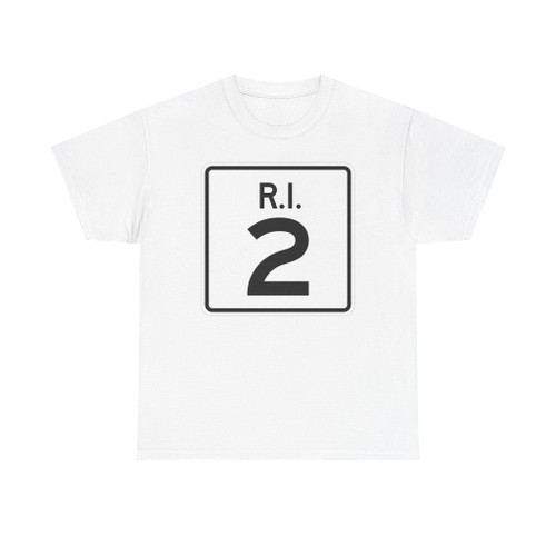 Rhode Island 2 (Rhode Island) (Road Sign) T-Shirt
