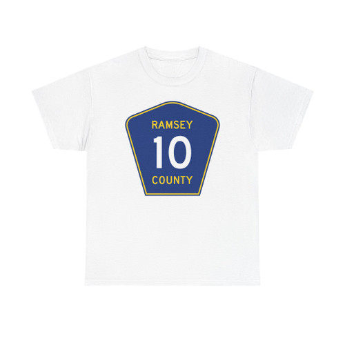 Ramsey County 10 MN (Minnesota) (Road Sign) T-Shirt