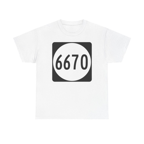 PR tertiary 6670 (Puerto Rico) (Road Sign) T-Shirt