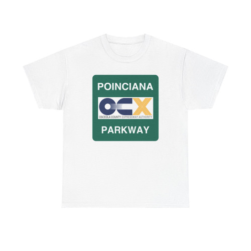 Poinciana Parkway shield (Florida) (Road Sign) T-Shirt