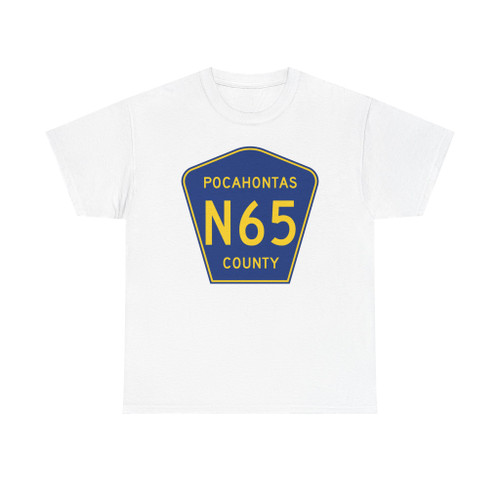 Pocahontas County Route N65 IA (Iowa) (Road Sign) T-Shirt