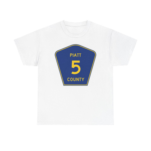 Piatt County 5 (Illinois) (Road Sign) T-Shirt