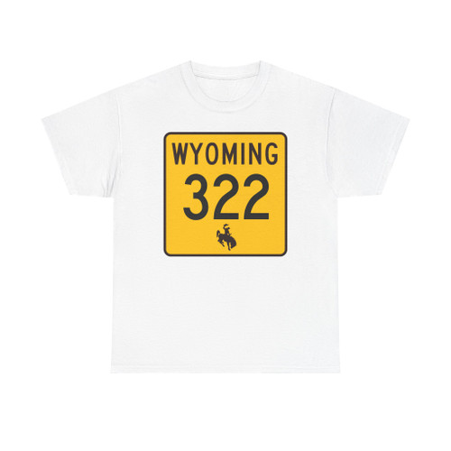 WY-322 (Wyoming) (Road Sign) T-Shirt