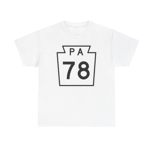 PA-78 1960 (Pennsylvania) (Road Sign) T-Shirt