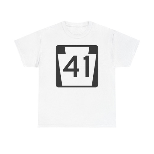 PA-41 (Pennsylvania) (Road Sign) T-Shirt