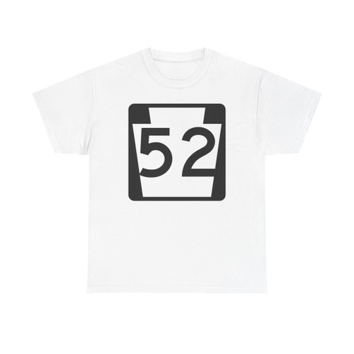 PA-52 (Pennsylvania) (Road Sign) T-Shirt