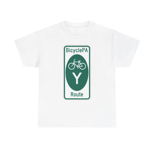 PA Bike Route Y (Pennsylvania) (Road Sign) T-Shirt