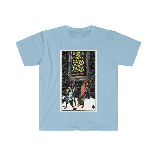 The 5 of Pentacles (Tarot Card) T-Shirt
