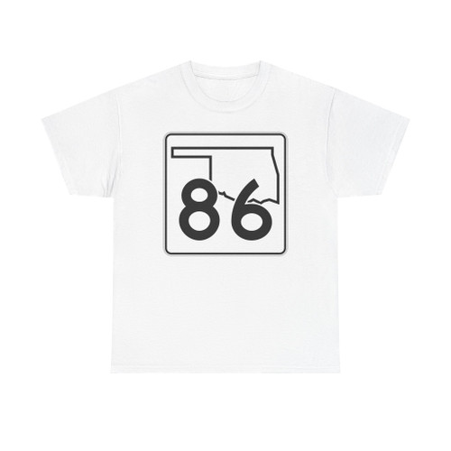 Oklahoma State Highway 86 (Oklahoma) (Road Sign) T-Shirt