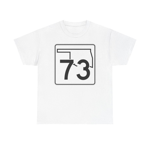 Oklahoma State Highway 73 (Oklahoma) (Road Sign) T-Shirt