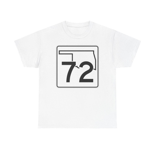 Oklahoma State Highway 72 (Oklahoma) (Road Sign) T-Shirt