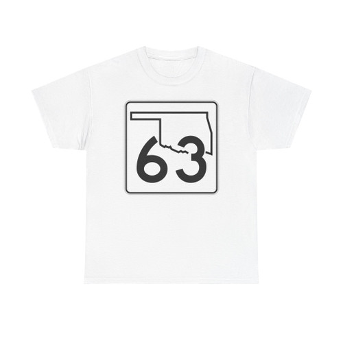 Oklahoma State Highway 63 (Oklahoma) (Road Sign) T-Shirt
