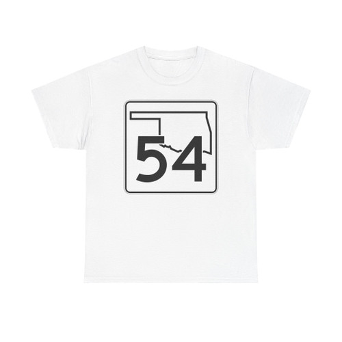 Oklahoma State Highway 54 (Oklahoma) (Road Sign) T-Shirt