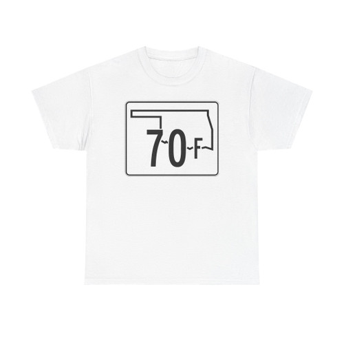 Oklahoma State Highway 70F (Oklahoma) (Road Sign) T-Shirt