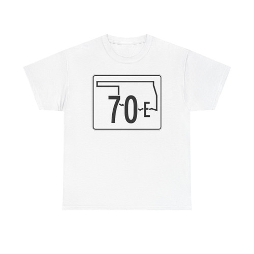 Oklahoma State Highway 70E (Oklahoma) (Road Sign) T-Shirt